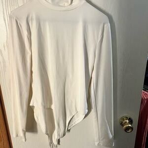 Zenana Outfitters Cream Bodysuit